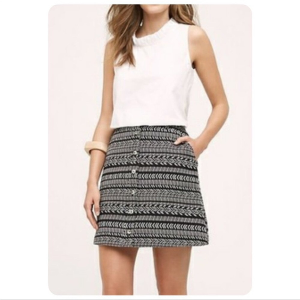 Maeve Field Notes Tribal Skirt Size 8
